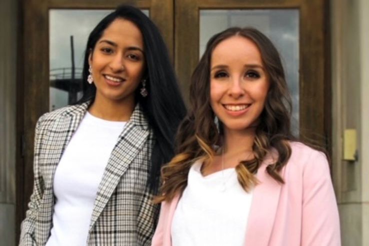 Chloe Hernandez and Pareera Uqaily are the president and vice president, respectively, for the 2022-23 academic year. The pair represent the first female-minority ticket to win an SGA presidential election. (Submitted Photo/ Raafay Uqaily)