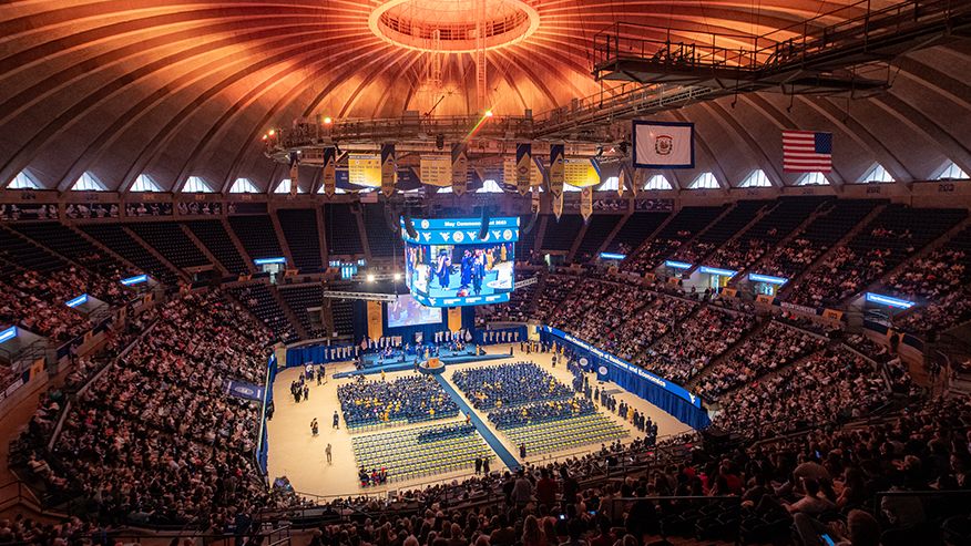 Commencement in the Coliseum