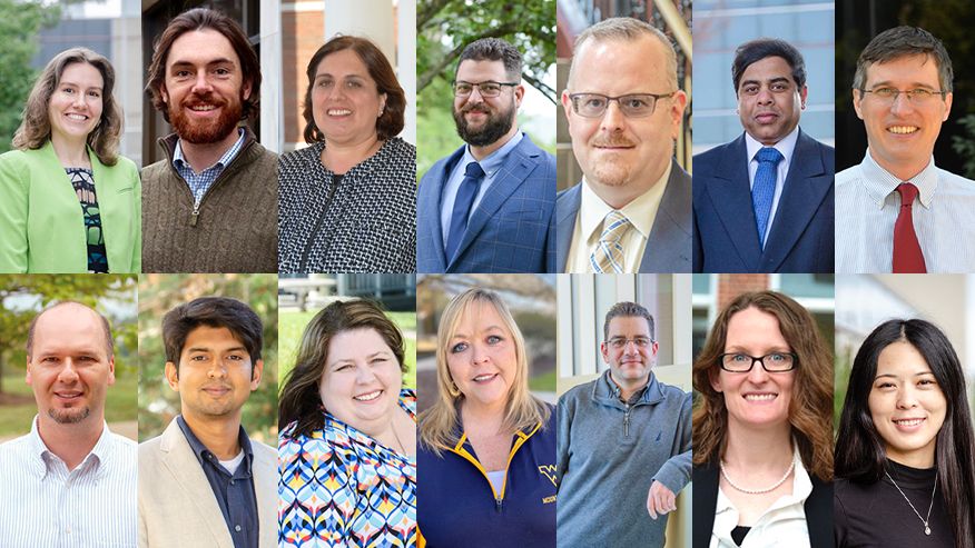 Winners of the Statler College's 2022-2023 outstanding teaching, advising, research and staff awards. 