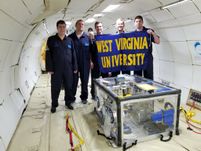 A photo of the 2017 Microgravity Team.