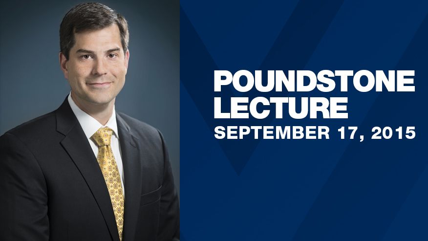 A photo of Ryan Murray who was selected to present the 2015 Poundstone Lecture