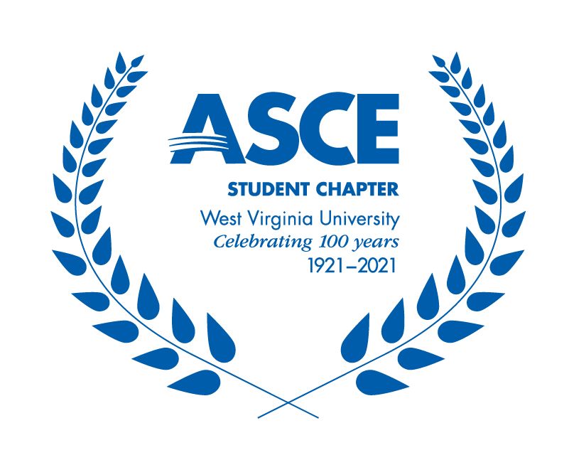ASCE Student Chapter West Virginia University Celebrating 100 years 1921-2021