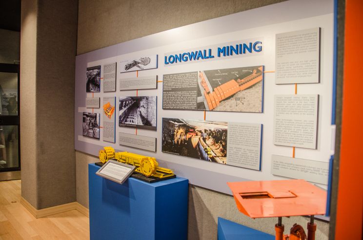 A photo of an exhibit in the Watts Museum.