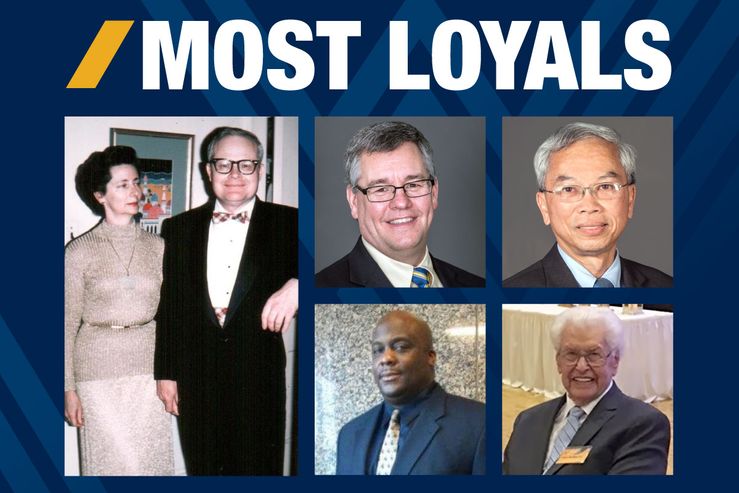 The 2018 honorees for "Most Loyals"
