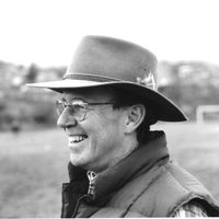portrait of Jim Patton in stetson hat
