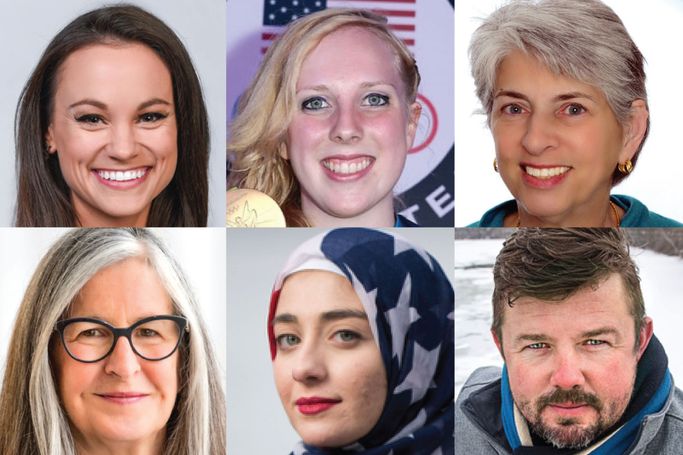 Emily Canaldrelli, Ginny Thrasher, Judith Feinberg, Ann Chester, Sara Berzingi and Daniel Brewster are among the presenters at the inaugural TEDx WVU March 2. 