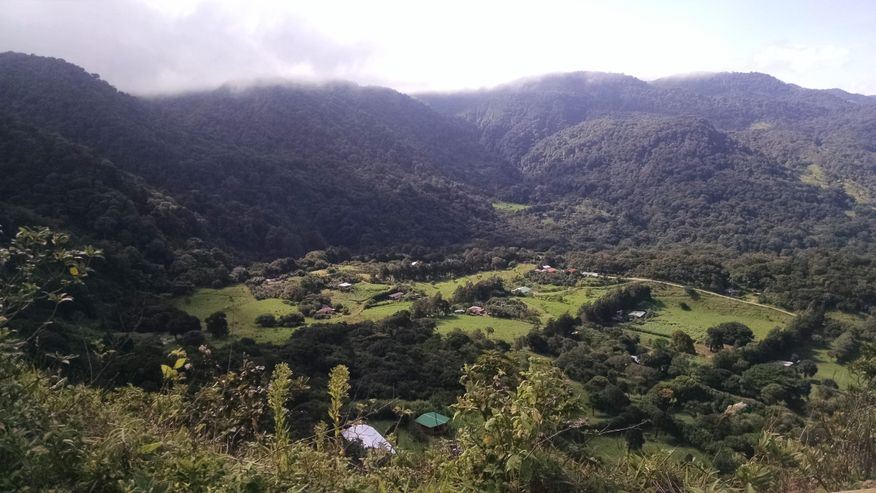 a valley in Costa Rica