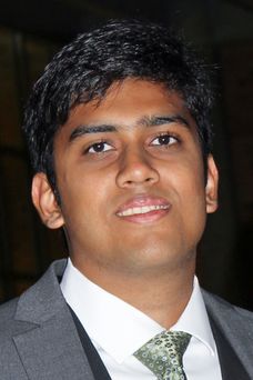 A portrait of Rushik Patel