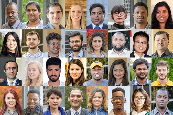 Diverse students and faculty at Statler College