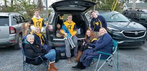 Billy with family tailgating