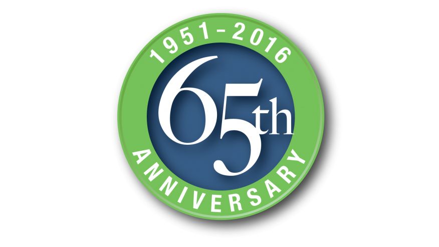 An image depicting the 65th Engineering Anniversary logo