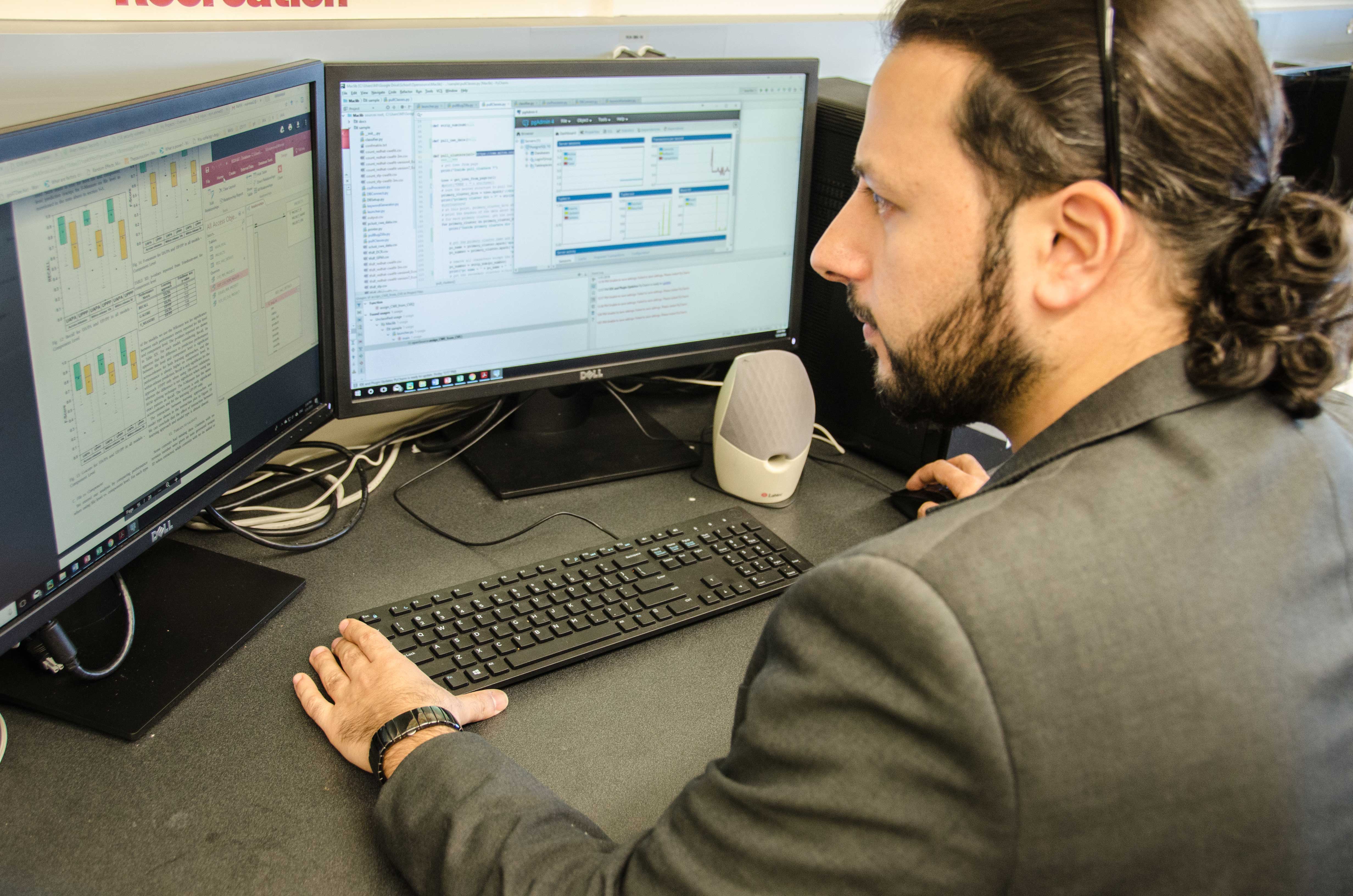 West Virginia University has partnered with Coursera, one of the largest online learning platforms in the world, to offer the online master’s degree program in software engineering. (WVU Photo/Paige Nesbit)