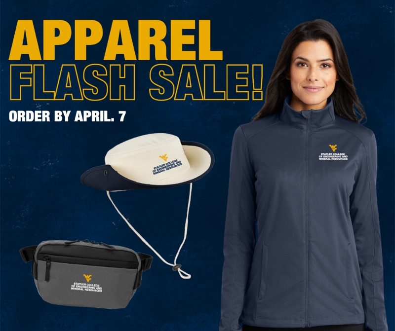 Apparel Flash Sale order by April 7 a hat, fanny pack and zip down jacket on a female.