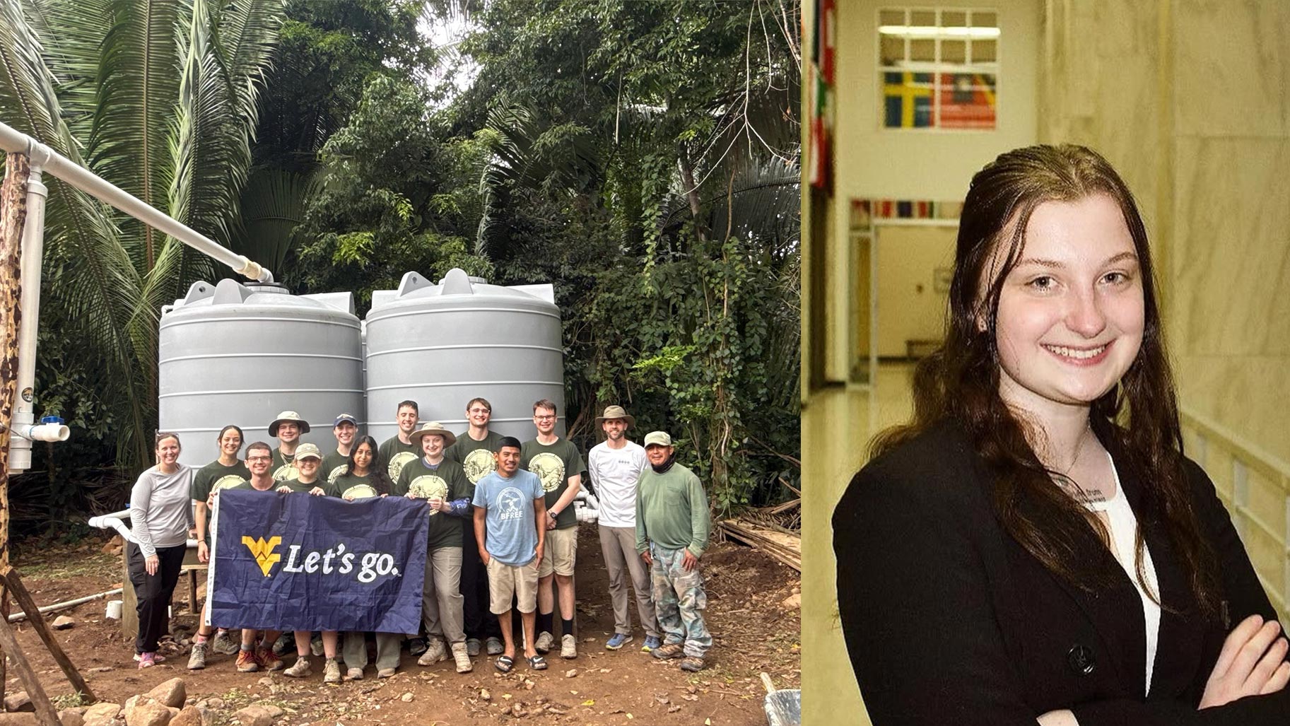 Meet the grads: Inspired by family roots, WVU senior applies skills to community project in Belize
