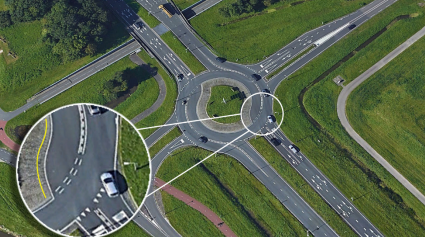 A roundabout