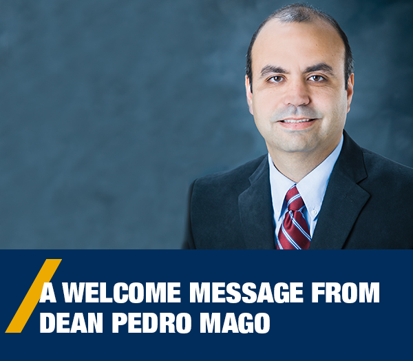 Pedro Mago - A welcome message from Dean Pedro Mago