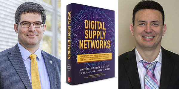 (Left) Thorsten Wuest (Right) Ednilson Bernardes (Center) Digital Supply Networks book cover