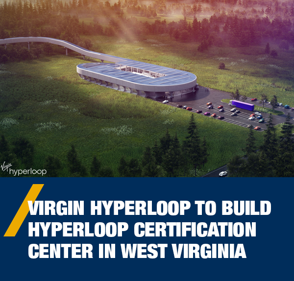 Virgin Hyperloop to build Hyperloop Certification Center in West Virginia - Artist rendering of center